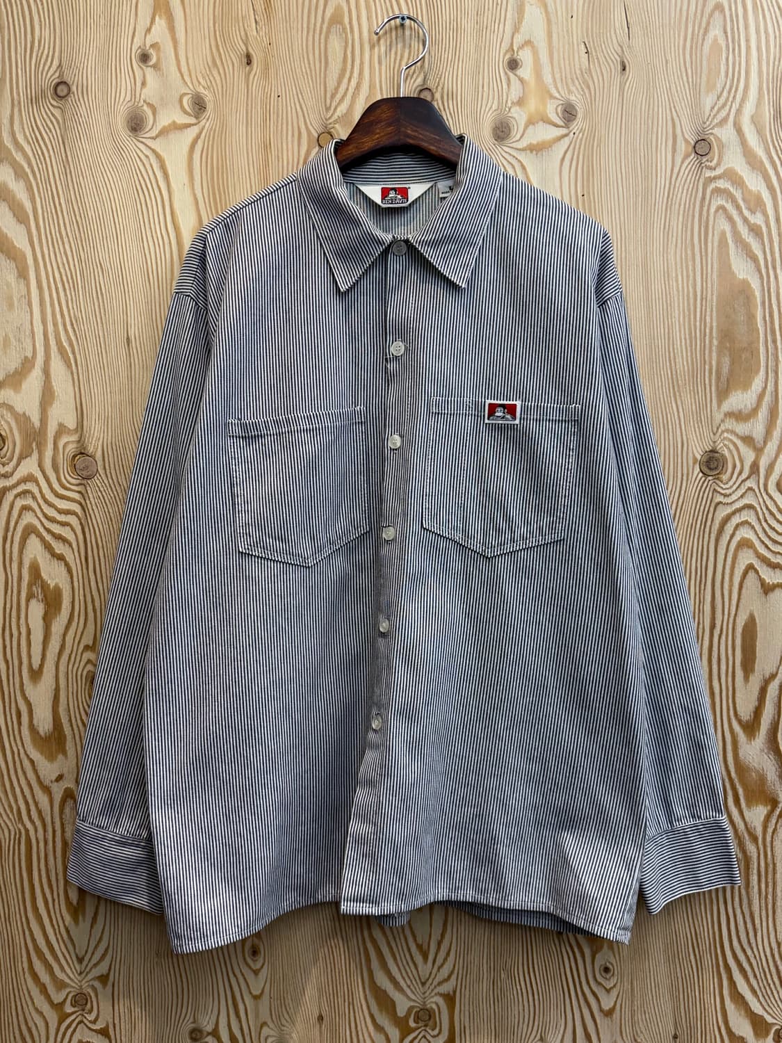 벤 데이비스 히코리 스트라이프 워크 셔츠 상품이미지1