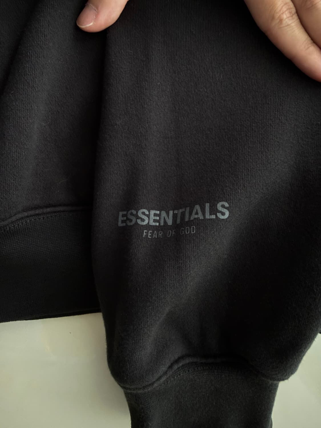 피오갓 에센셜 후드 블랙 상품이미지3