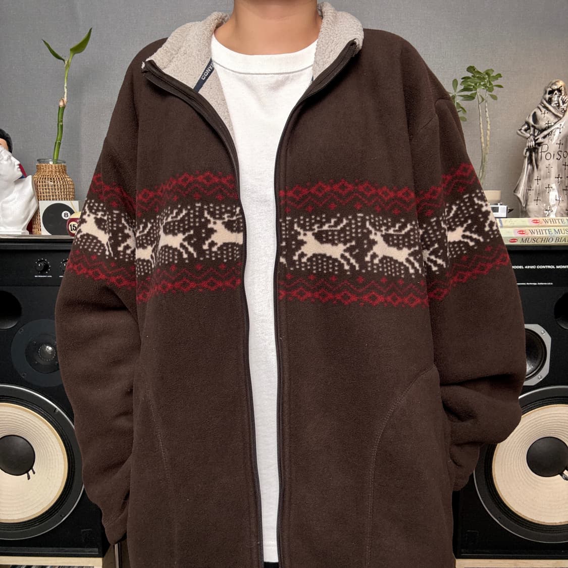 컨버스 플리스자켓 상품이미지1