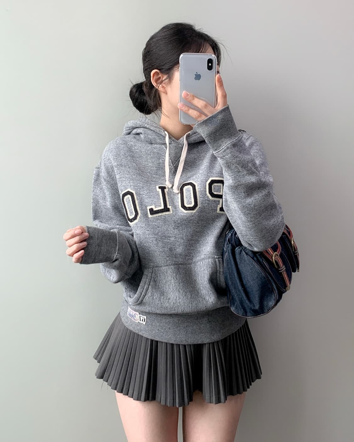 폴로 스펠아웃 후드티  상품이미지2