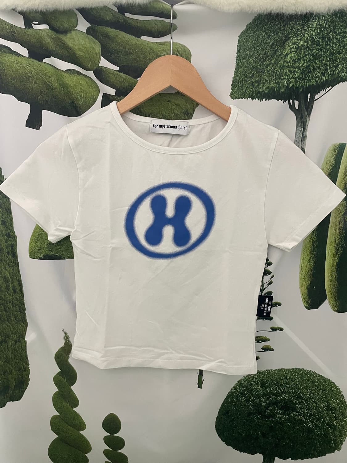 미스테리어스호텔 H CHEESE LOGO T 화이트 상품이미지5