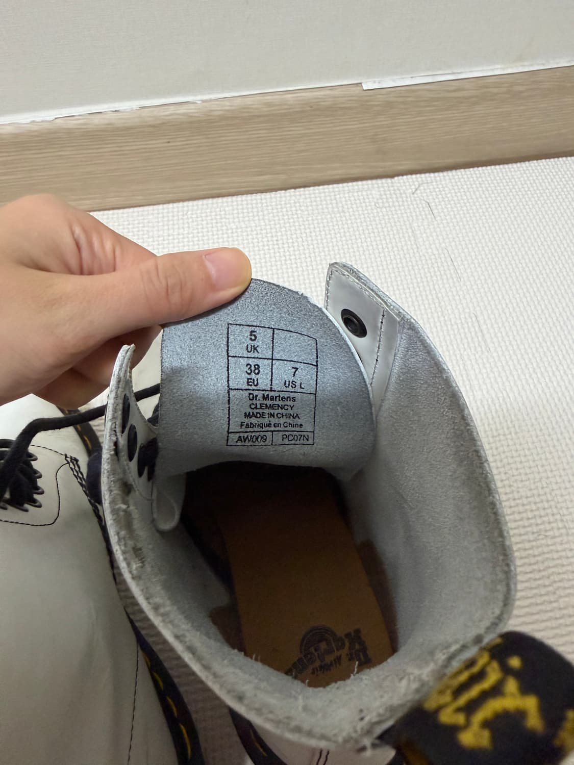 닥터마틴 클레멘시 화이트 38 상품이미지4