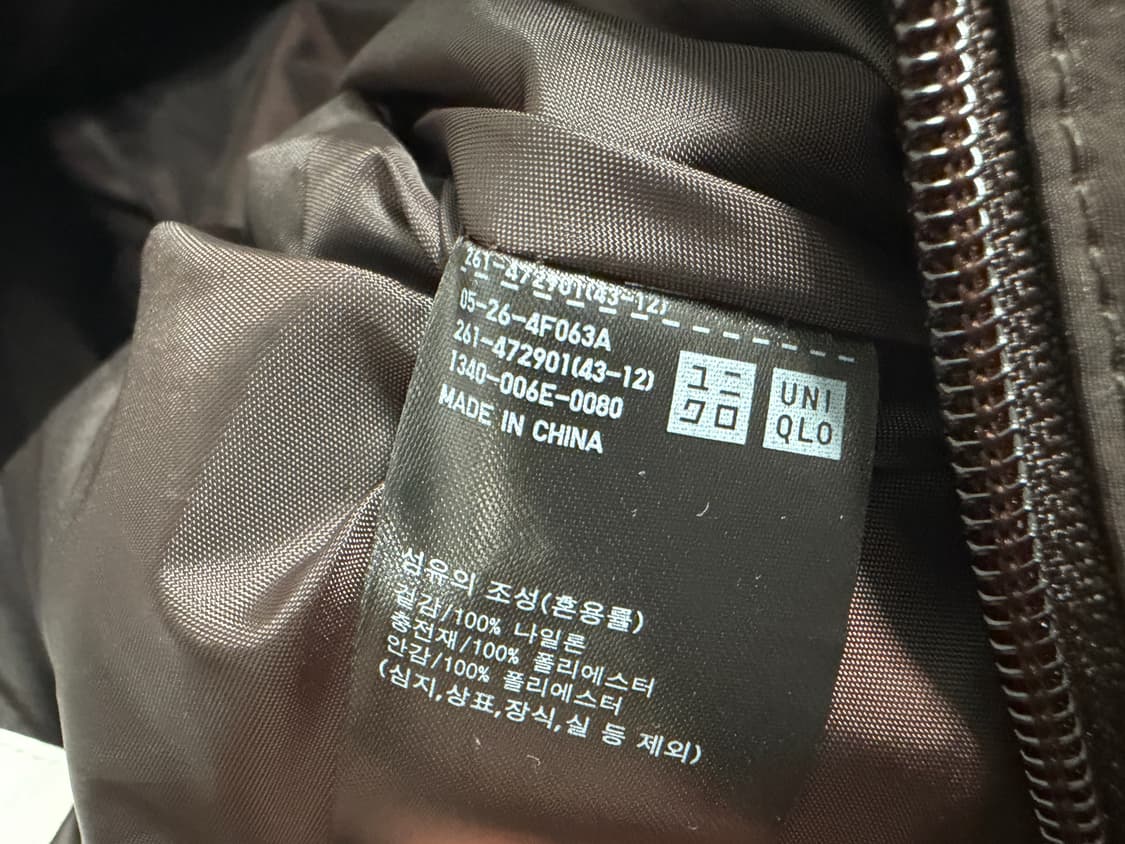 유니클로U 크로스바디백 다크브라운 상품이미지5