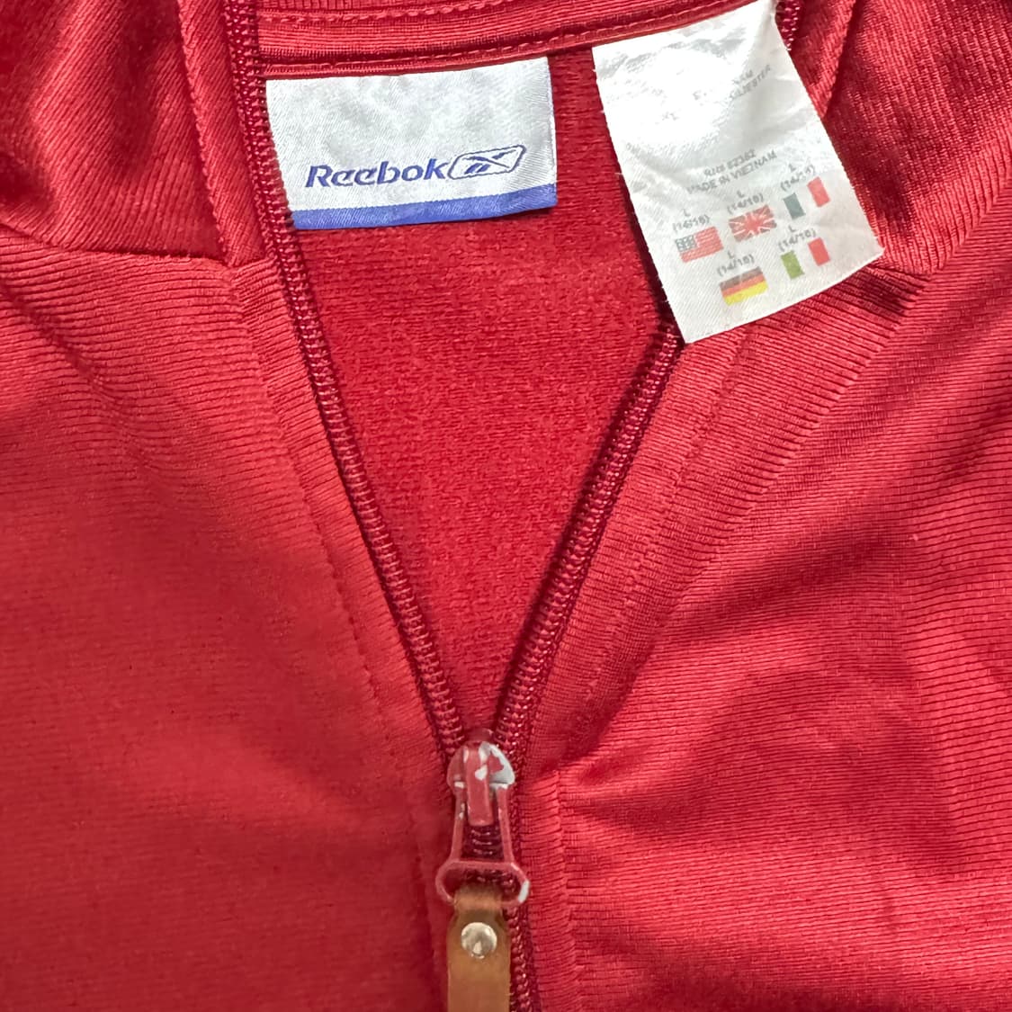 ✨ (바배) 리복 올드스쿨 버건디 트랙탑 져지 상품이미지3