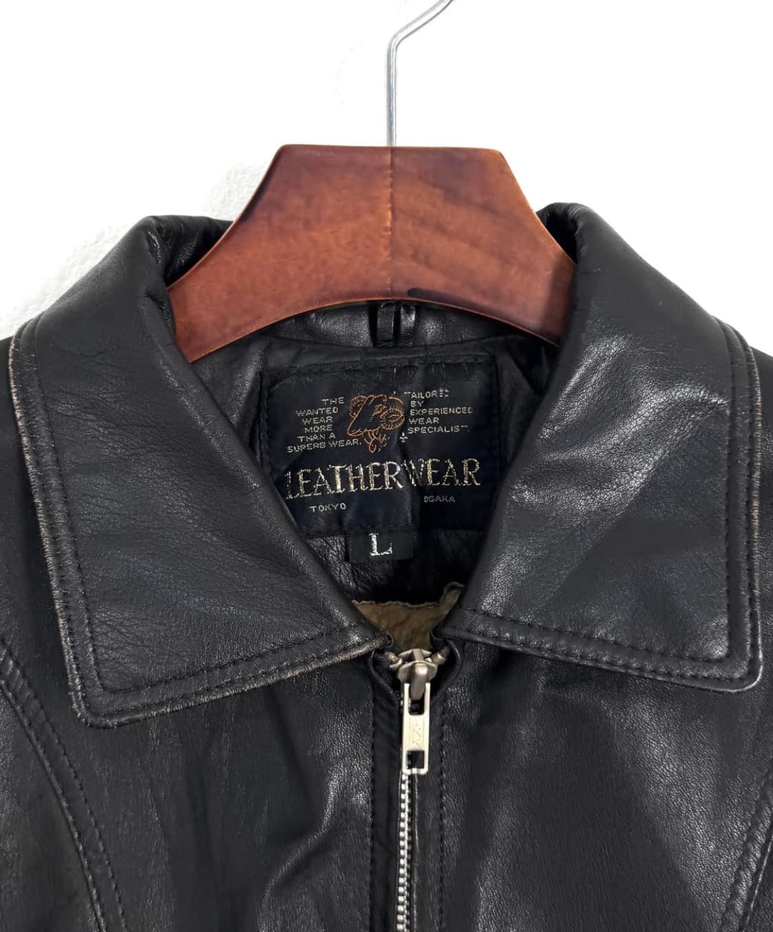 (95)90‘s 레더 자켓 상품이미지2
