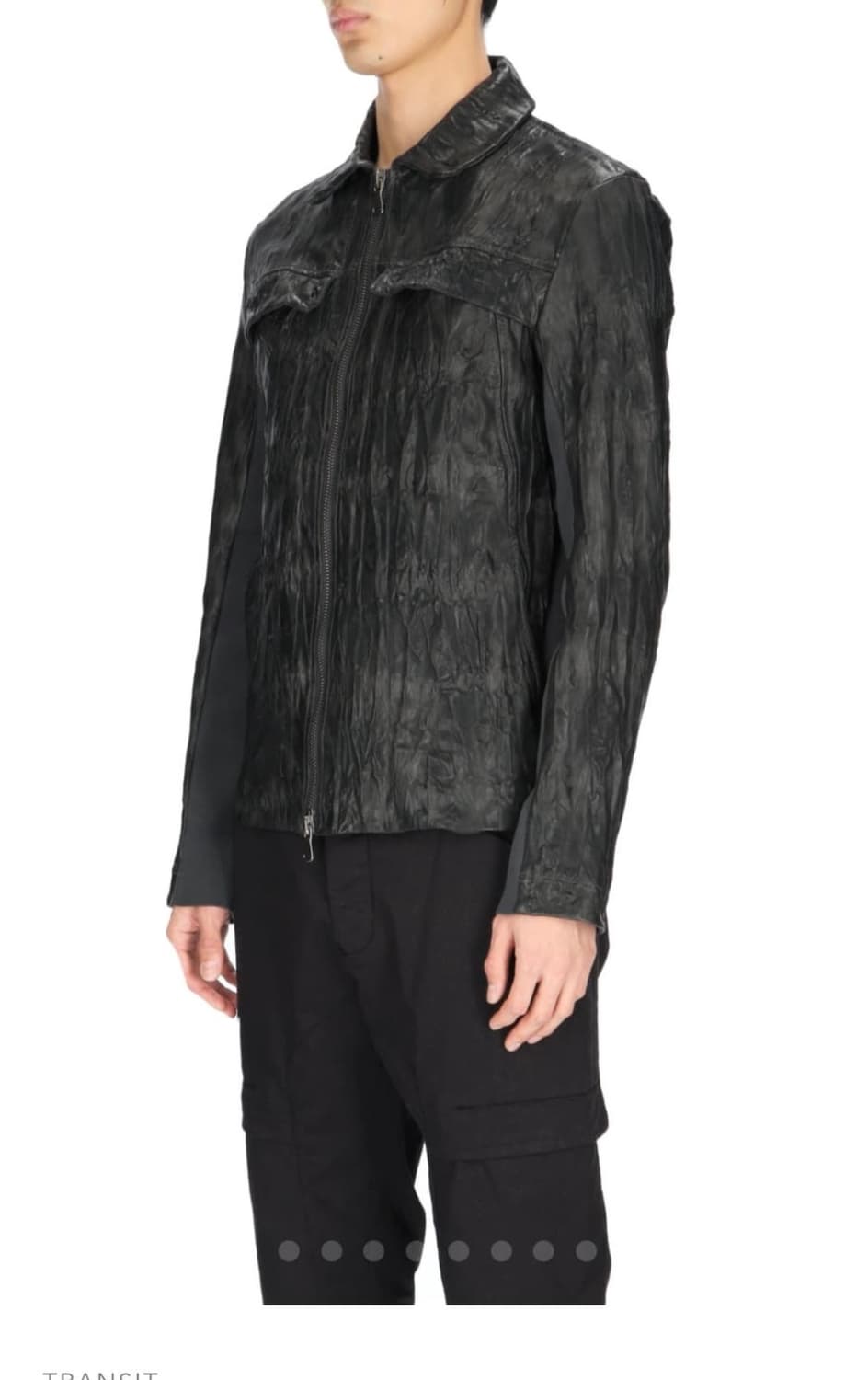 트랜짓 가죽자켓 95사이즈 상품이미지3