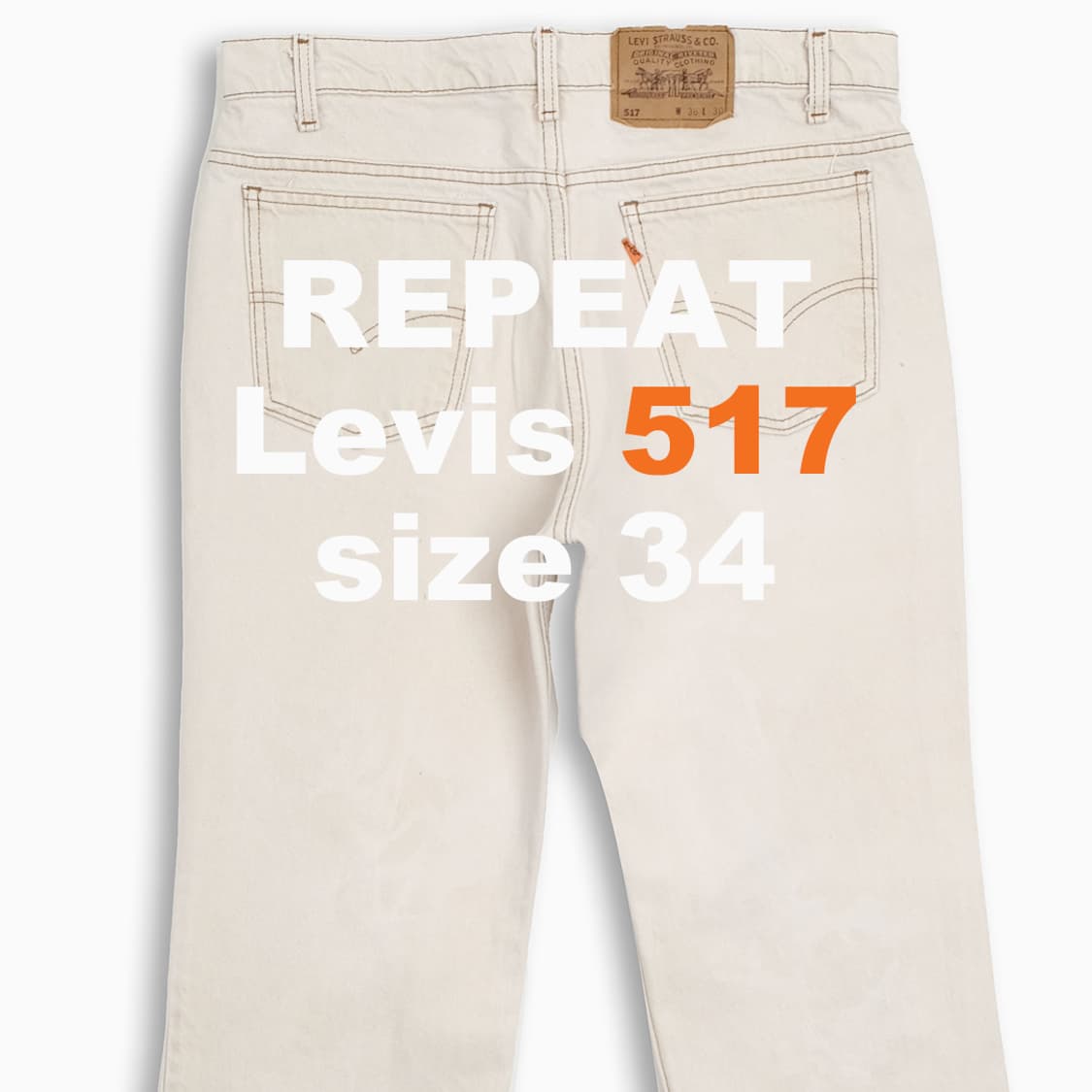 리바이스 517 오렌지탭 90s USA 34 인치 OR51736222 상품이미지1