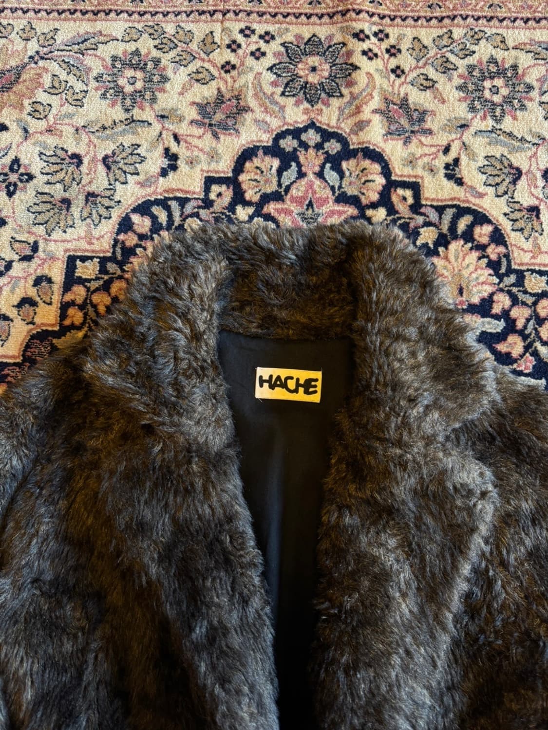 HACHE 아카이브 레더 시어링 코트 55~66 상품이미지2