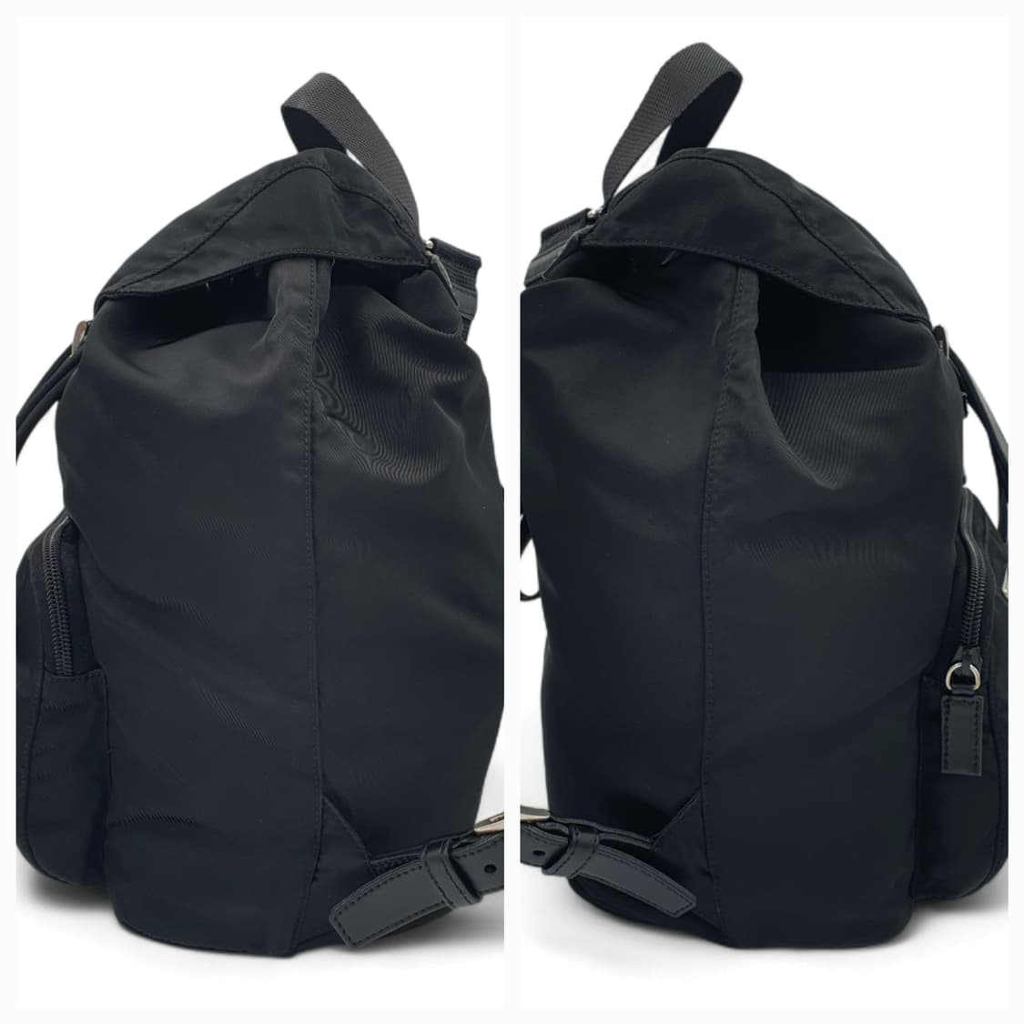 프라다 리나일론 원포켓 블랙 백팩 BZ4650 상품이미지3