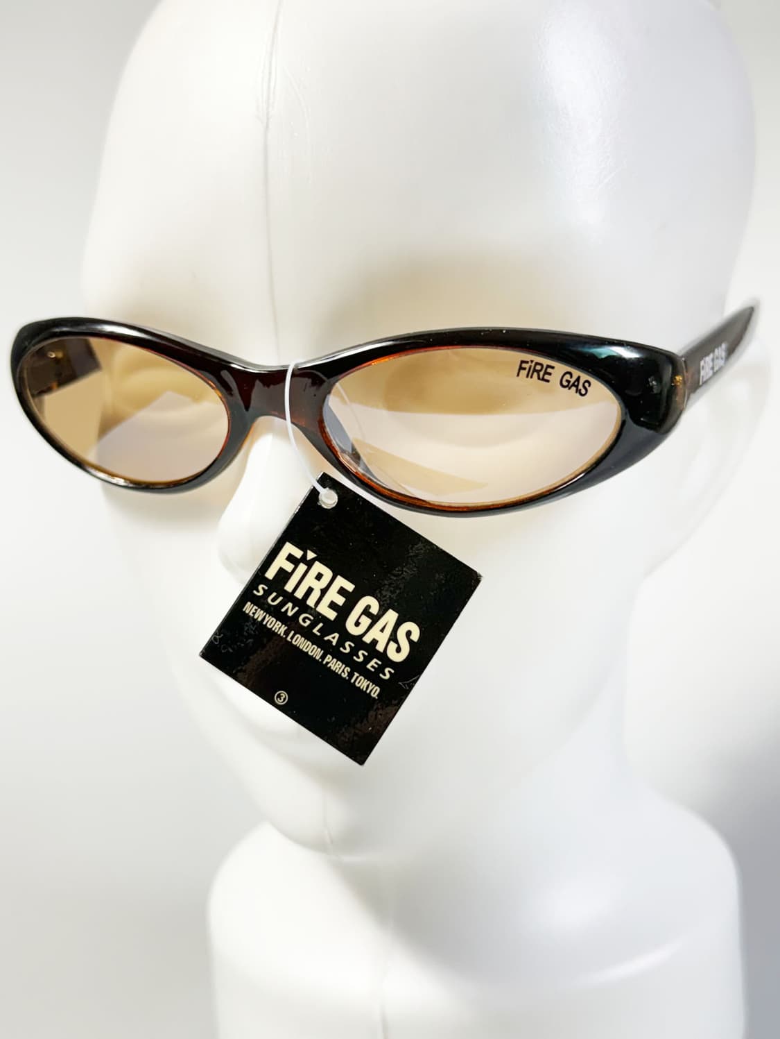 90s FIRE GAS 볼드 오벌 프레임 빈티지 틴트 선글라스 상품이미지8
