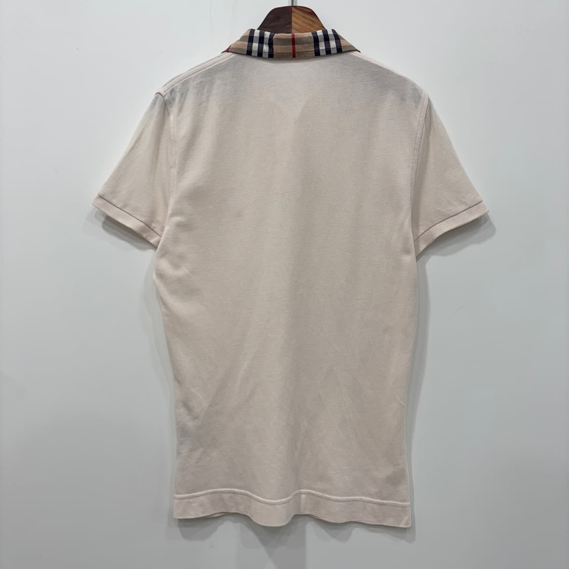 Burberry 노바 체크 반팔 피케 티셔츠 연핑크 상품이미지3
