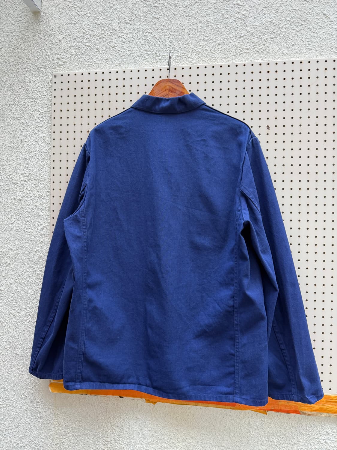 80s GERMAN BLUE DENIM UTILITY 데님 프렌치워크자켓 상품이미지10
