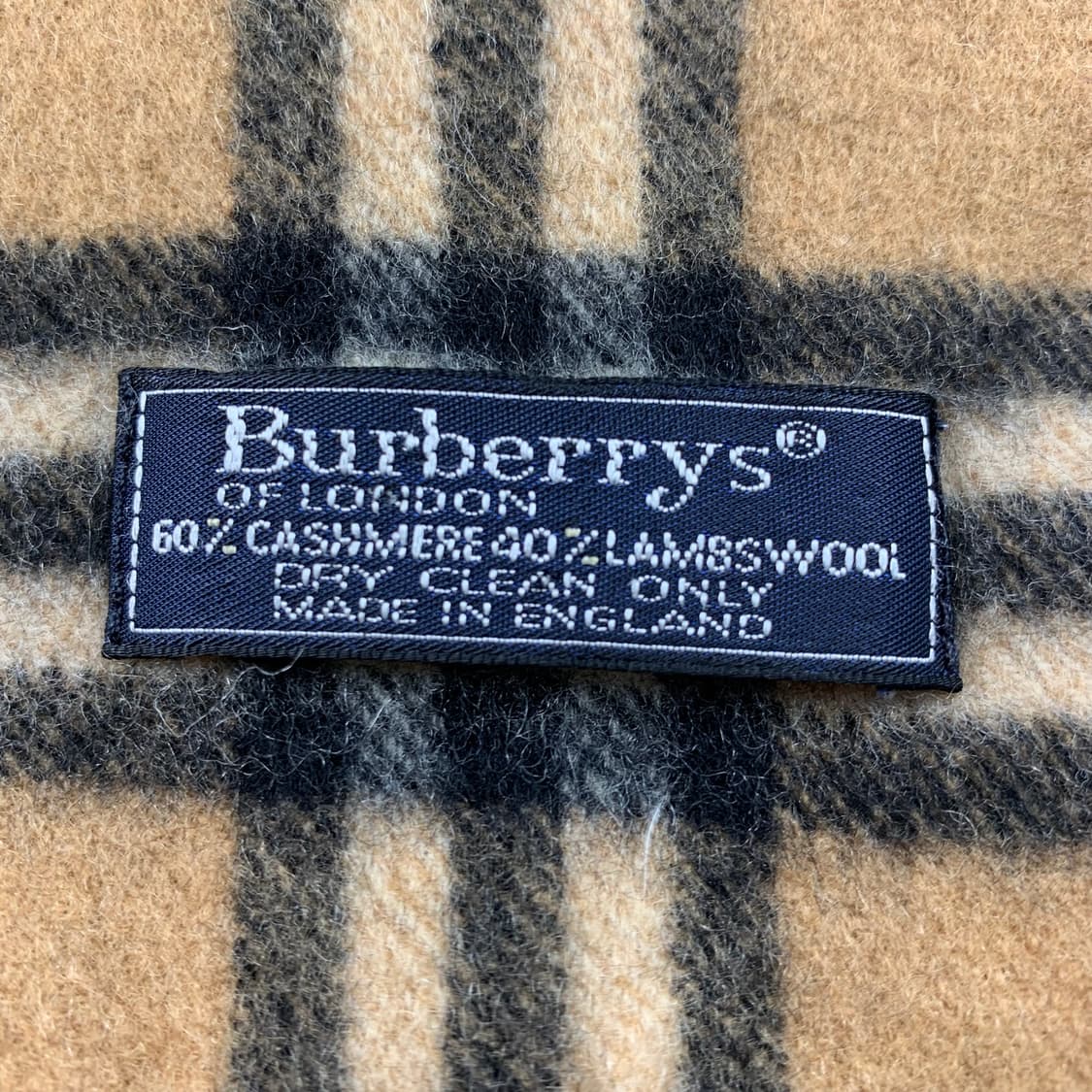 버버리 베이지 노바체크 캐시미어 램스울 혼방 머플러 상품이미지4