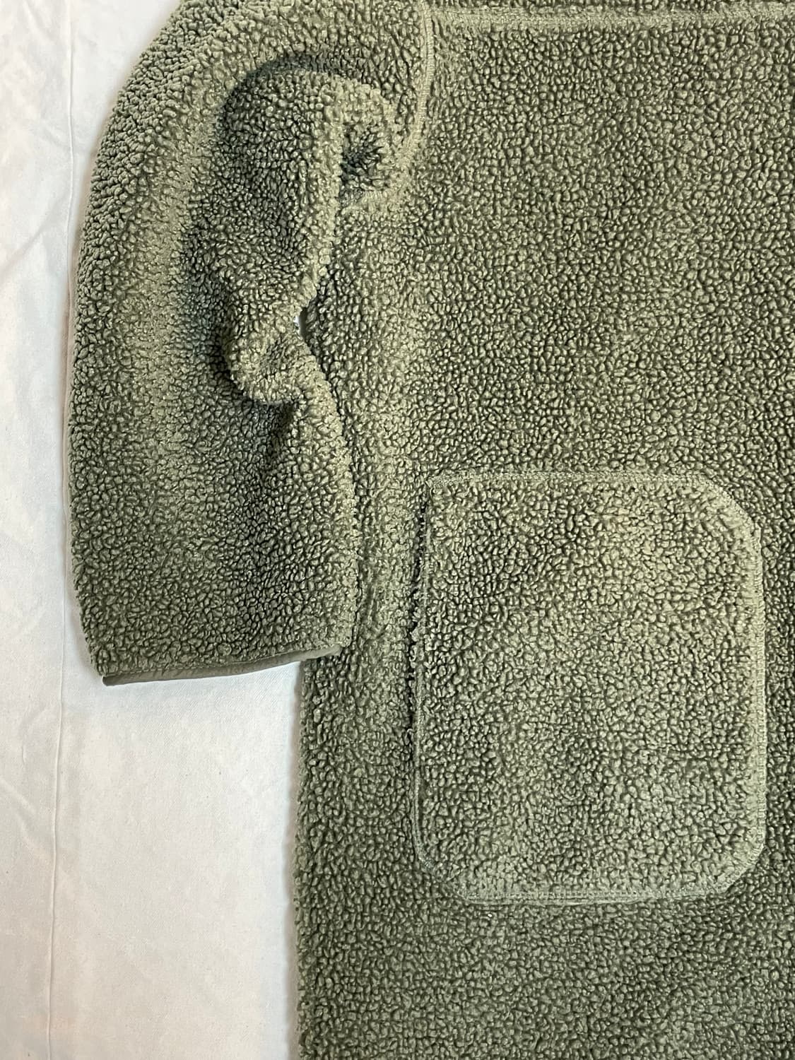 H&M 플리스 롱자켓 상품이미지3