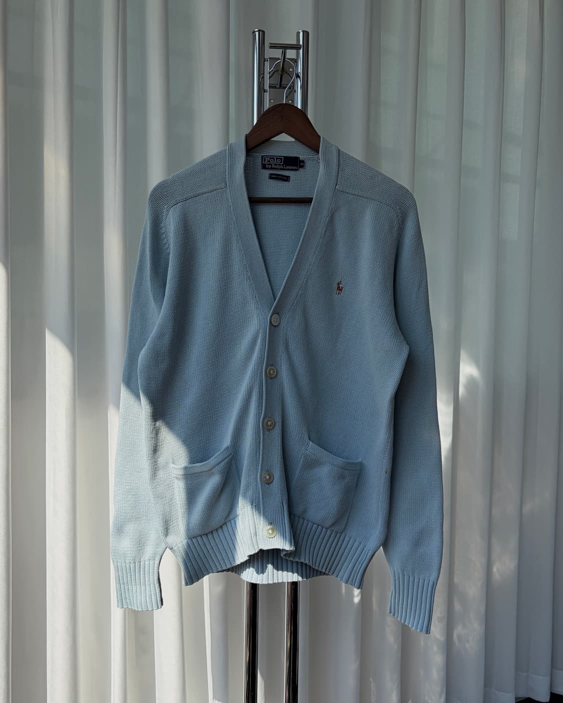 [M]폴로 랄프로렌 90s 코튼 니트 가디건 상품이미지1