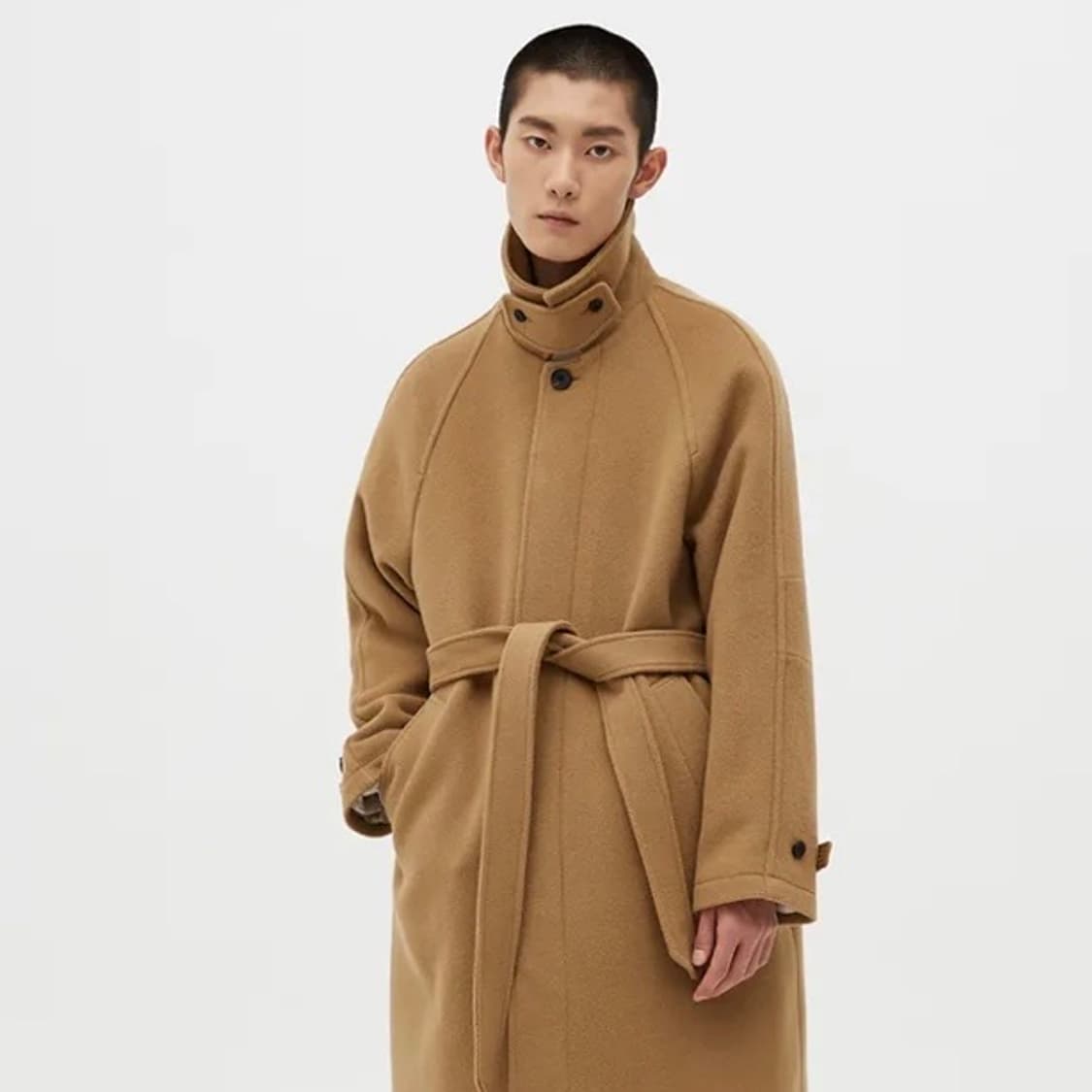 (M) 로드존그레이 20FW 발마칸 로브코트 상품이미지3