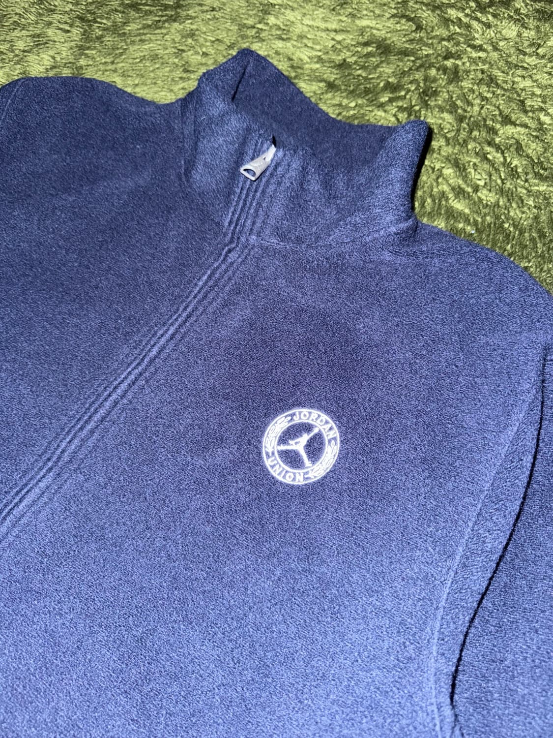 [L] 조던 X UNION 유니온 트랙 컬리지 자켓 네이비 US/EU 상품이미지2