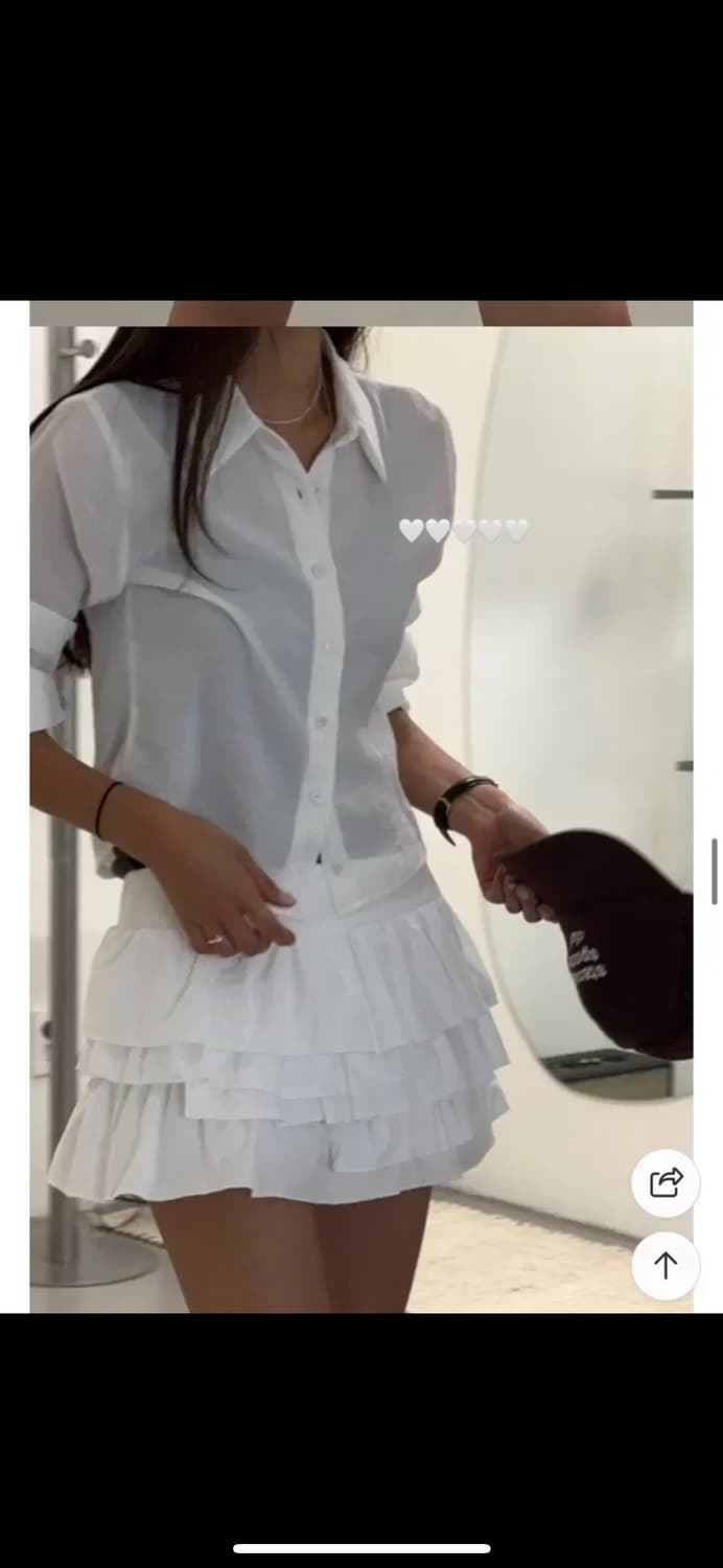 108 파운드 헤이 자수 남방  화이트 상품이미지5