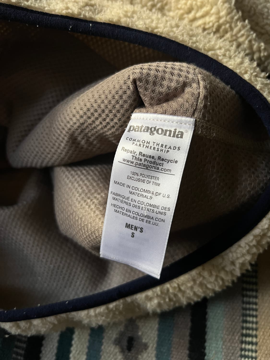 [S]파타고니아 레트로 X 화이트 플리스 자켓 상품이미지7