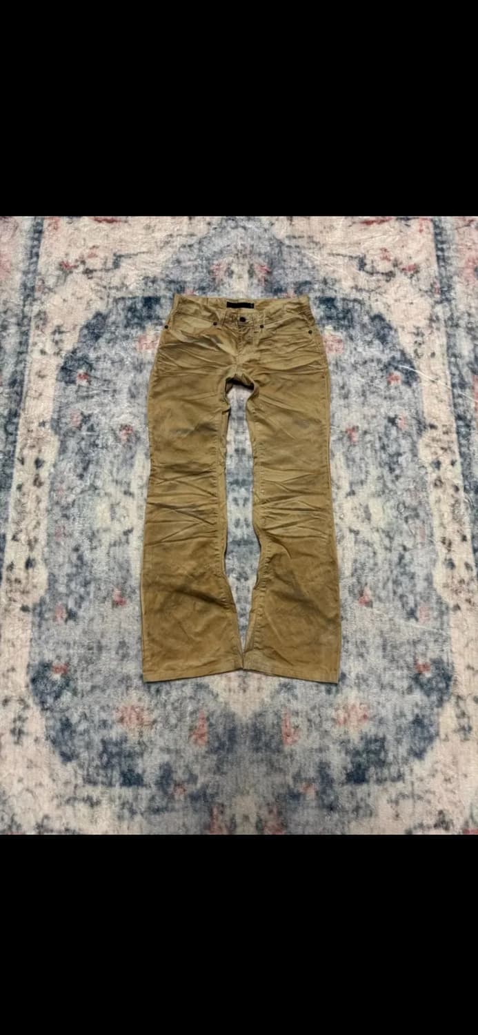 gostar de fuga coated flare pants 상품이미지1