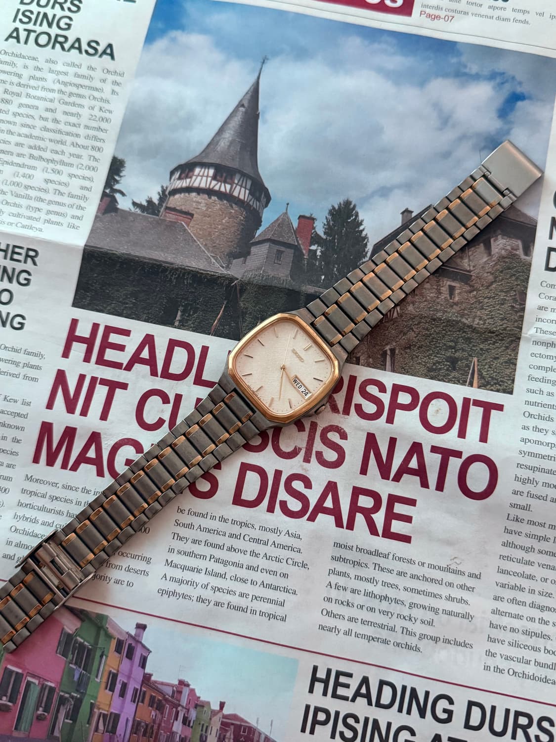 세이코 Seiko 스퀘어 콤비 상품이미지2