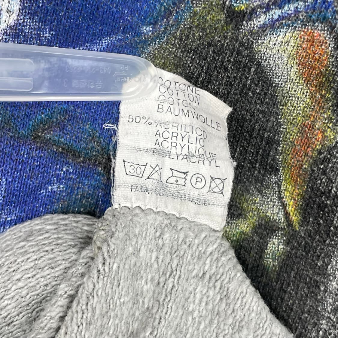 90s 피오렌티나 바티스투타 프린팅 후드 티셔츠 상품이미지7