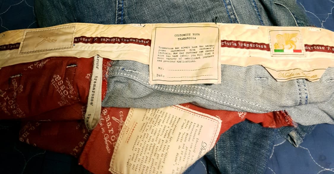 (이태리) 트라마로사 테일러드 레오나르도 빈티지워싱 스판 데님진 (32) 상품이미지5