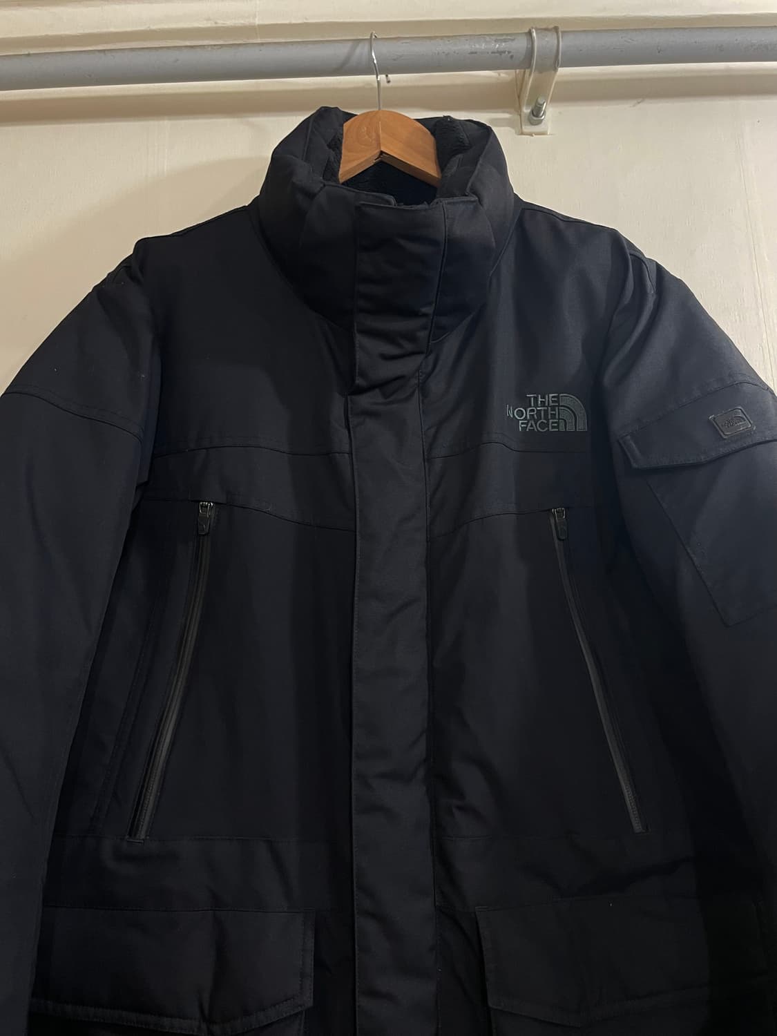 노스페이스 하이벤트 구스다운 패딩 파카 블랙 상품이미지2