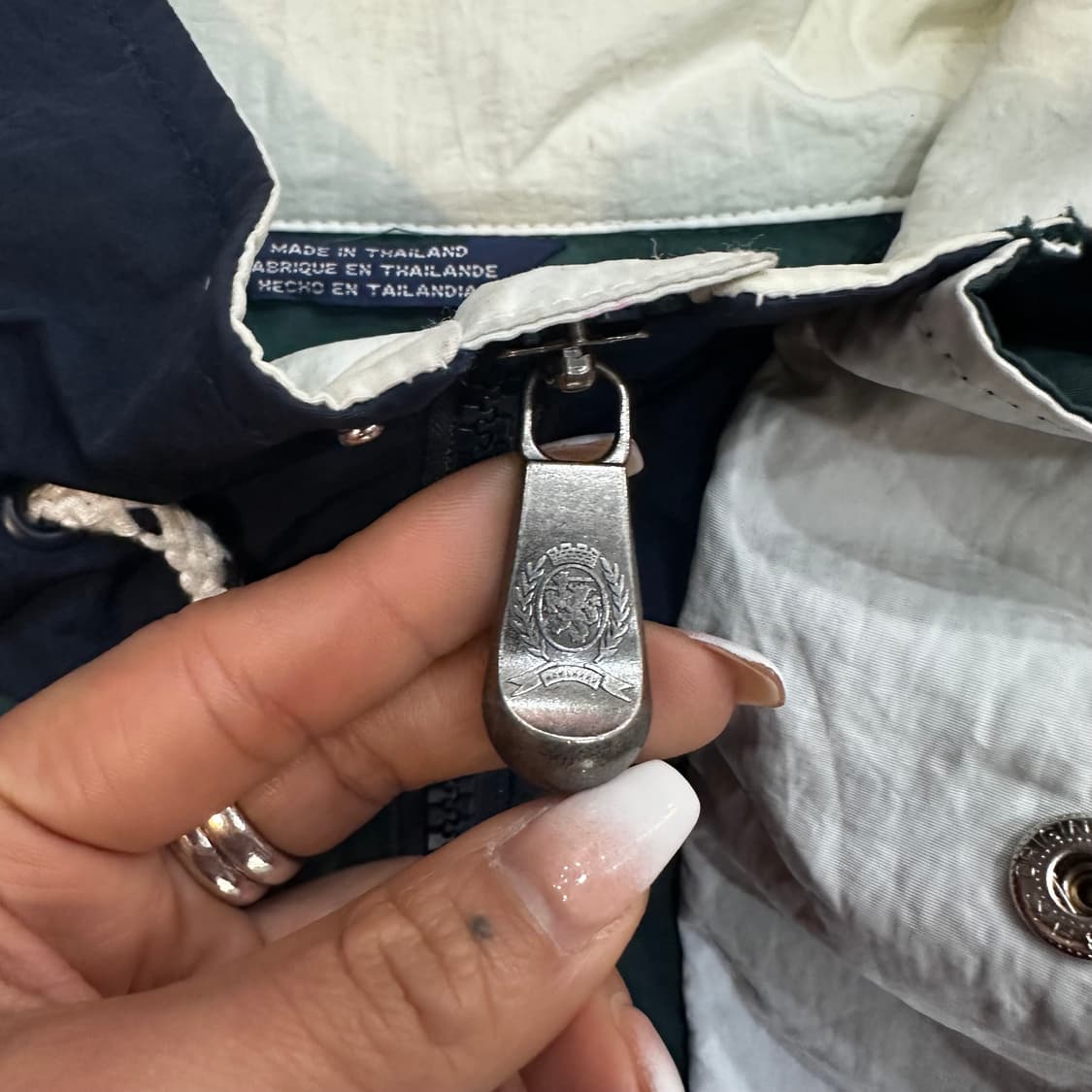 타미힐피거 올드스쿨 스펠아웃 윈드브레이커 자켓2XL 상품이미지4