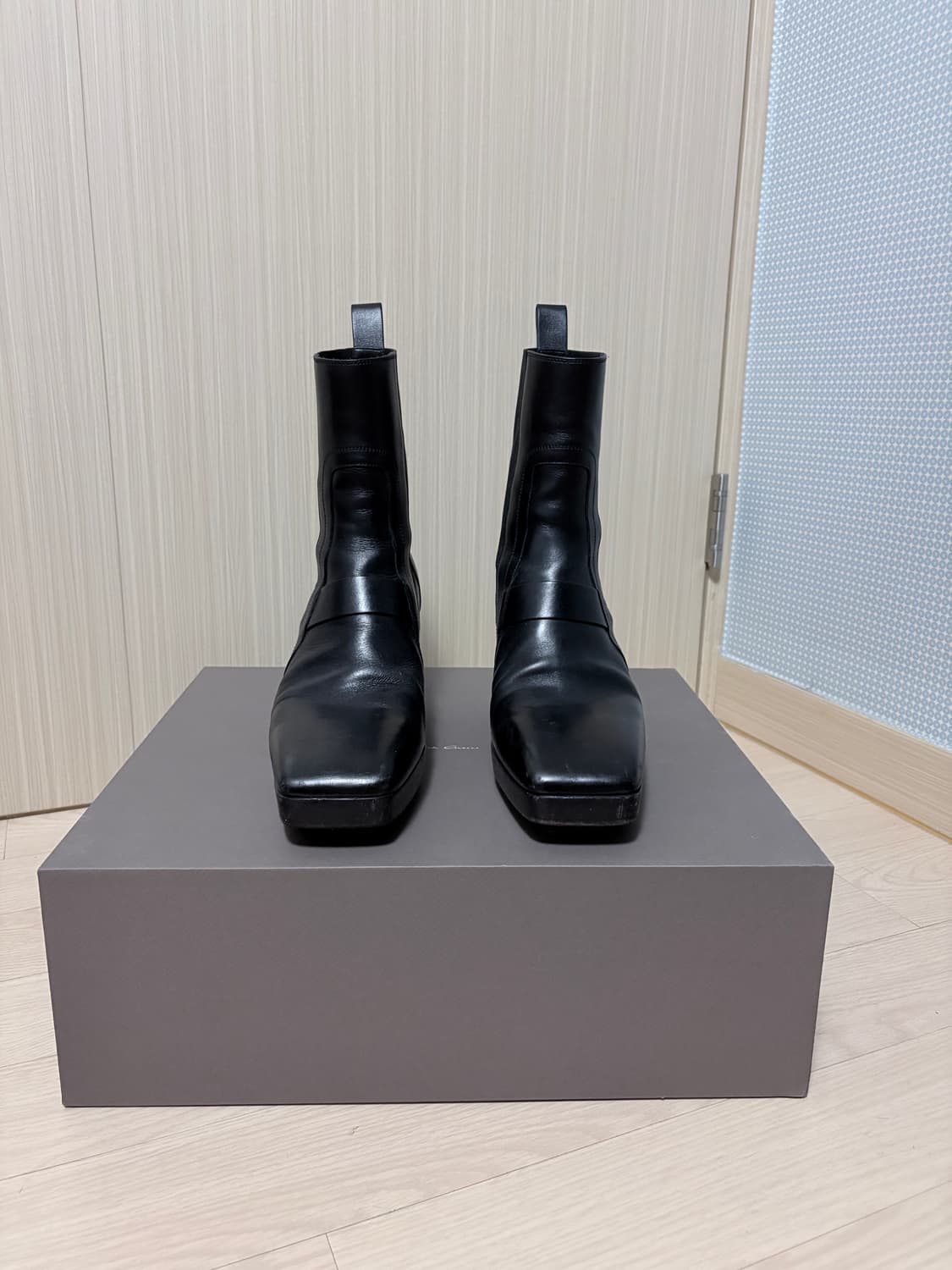 [44] 릭오웬스 22fw 슬리버 스트랩 부츠 상품이미지4