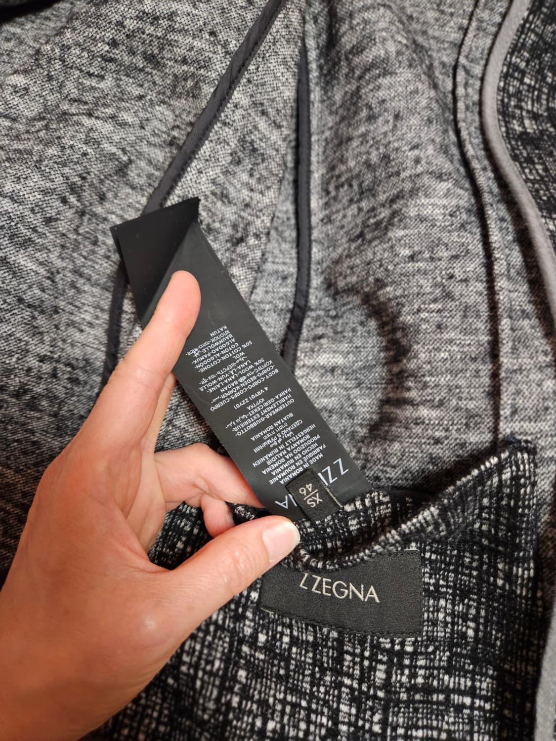 [명품] 에르메네질도 제냐 ㅡ Z Zegna 울-코튼 혼방 텍스처 자켓 상품이미지4