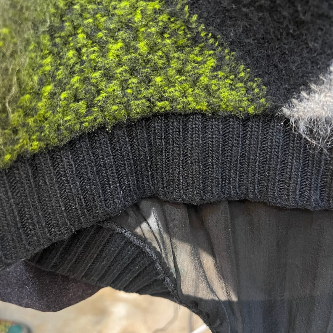 N°21 NUMERO VENTUNO 모헤어 시스루 니트 상품이미지3