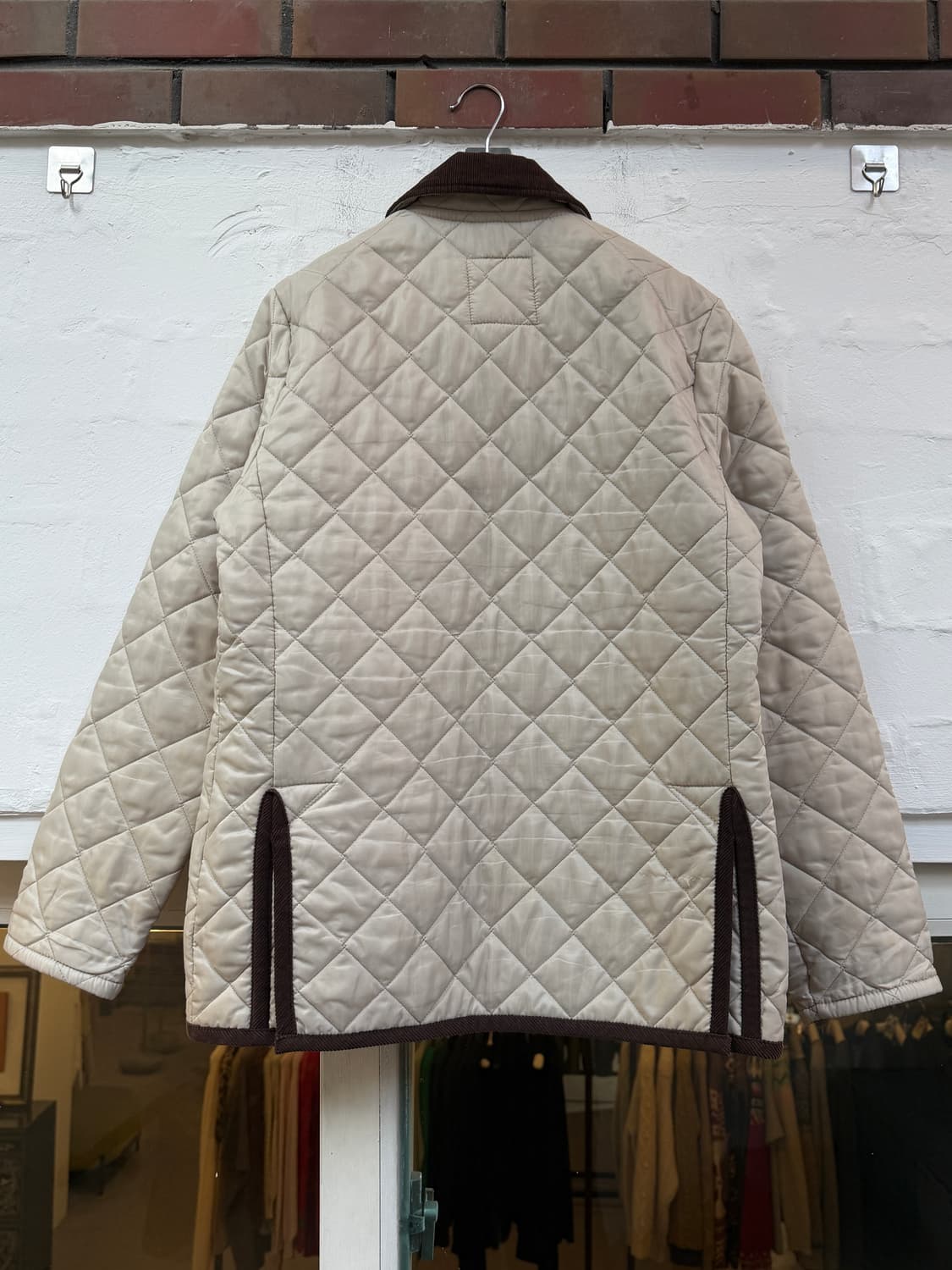 Lavenham 라벤햄 코듀로이 베이지 퀼팅 자켓 M (38) 상품이미지9