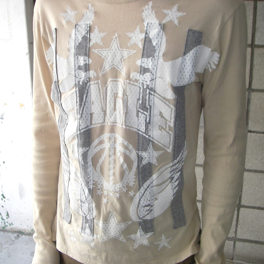 드리스반노튼 그래픽 패치워크 롱슬리브 상품이미지1