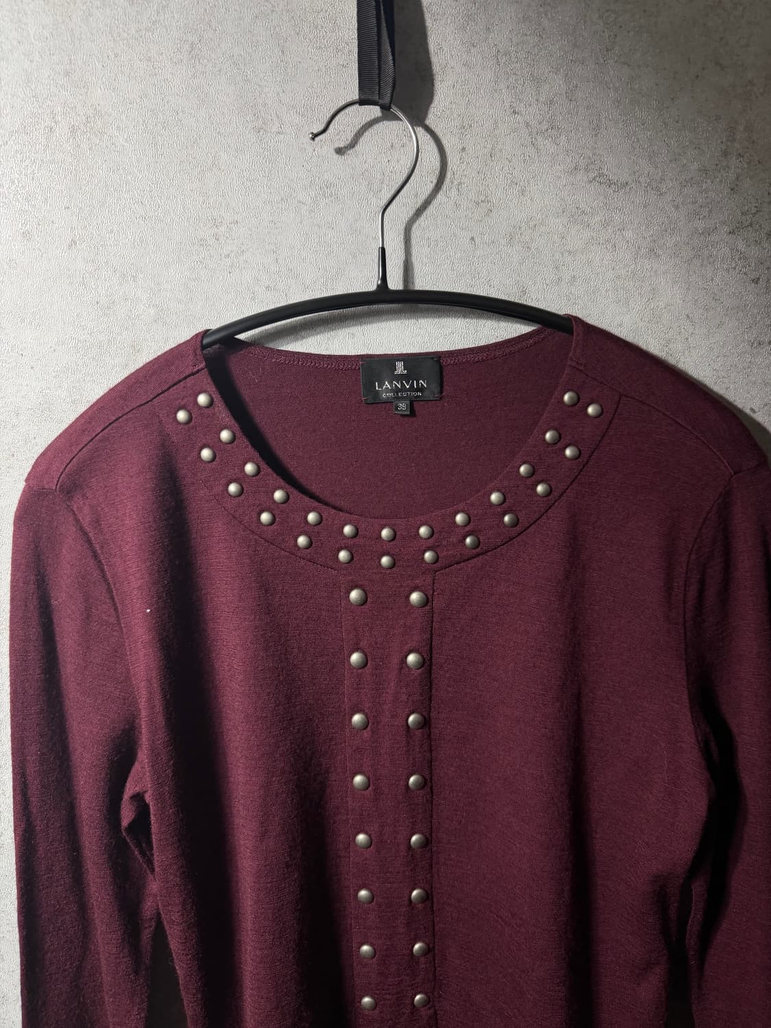 랑방 비즈 스터드 니트 상품이미지4