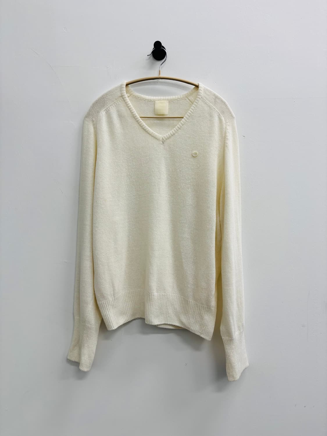 니하운(NYHAVN) 코튼 블렌드 브이넥 니트 스웨터 상품이미지1