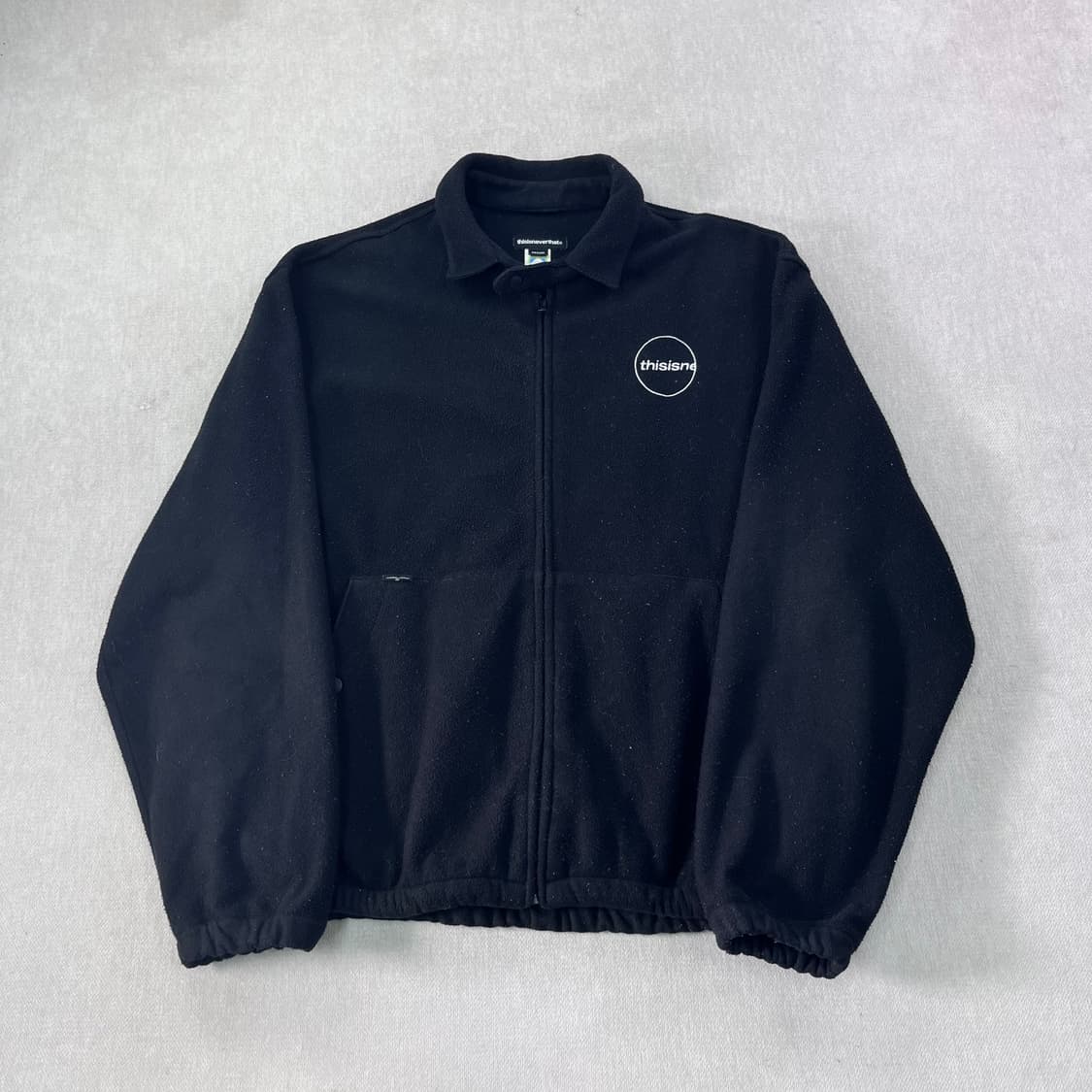 100 디스이즈네버댓 플리스 블루종 자켓 상품이미지2