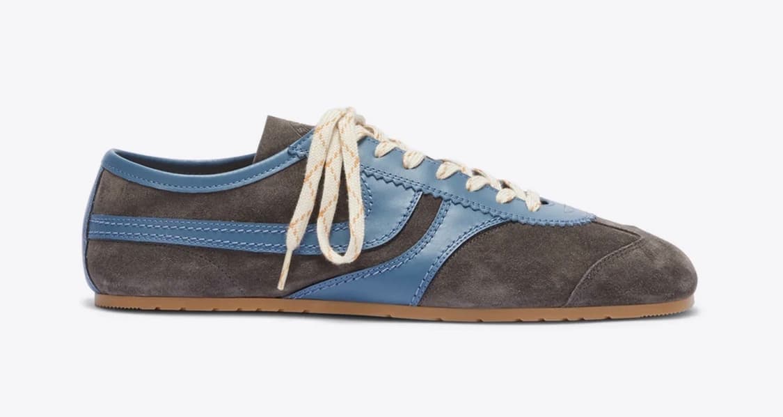 [40,41,42,43]드리스반노튼 26ss 스웨이드 스니커즈/스틸 상품이미지2