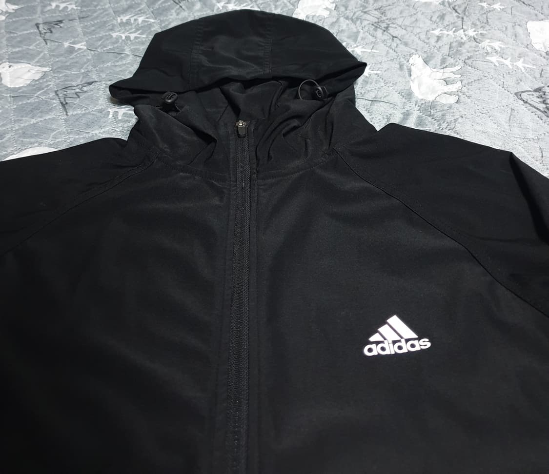 아디다스 웜업 기능성 후드 자켓 블랙 (XL) 상품이미지2