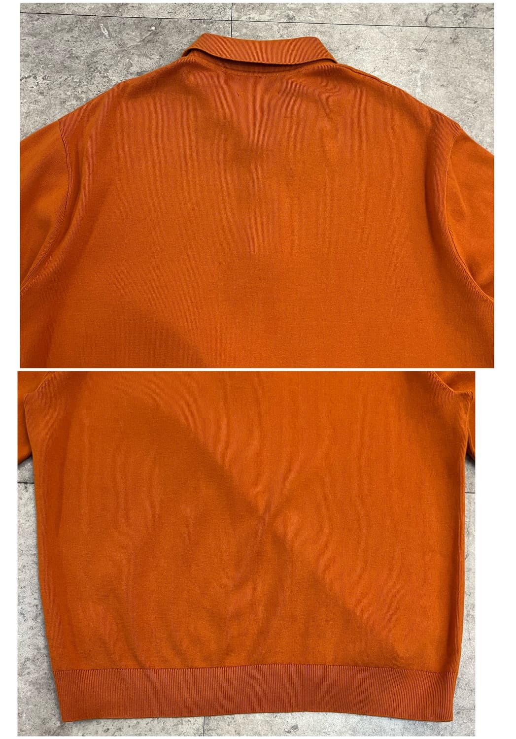 코스 카라 니트 오렌지 M #csz4140 상품이미지8