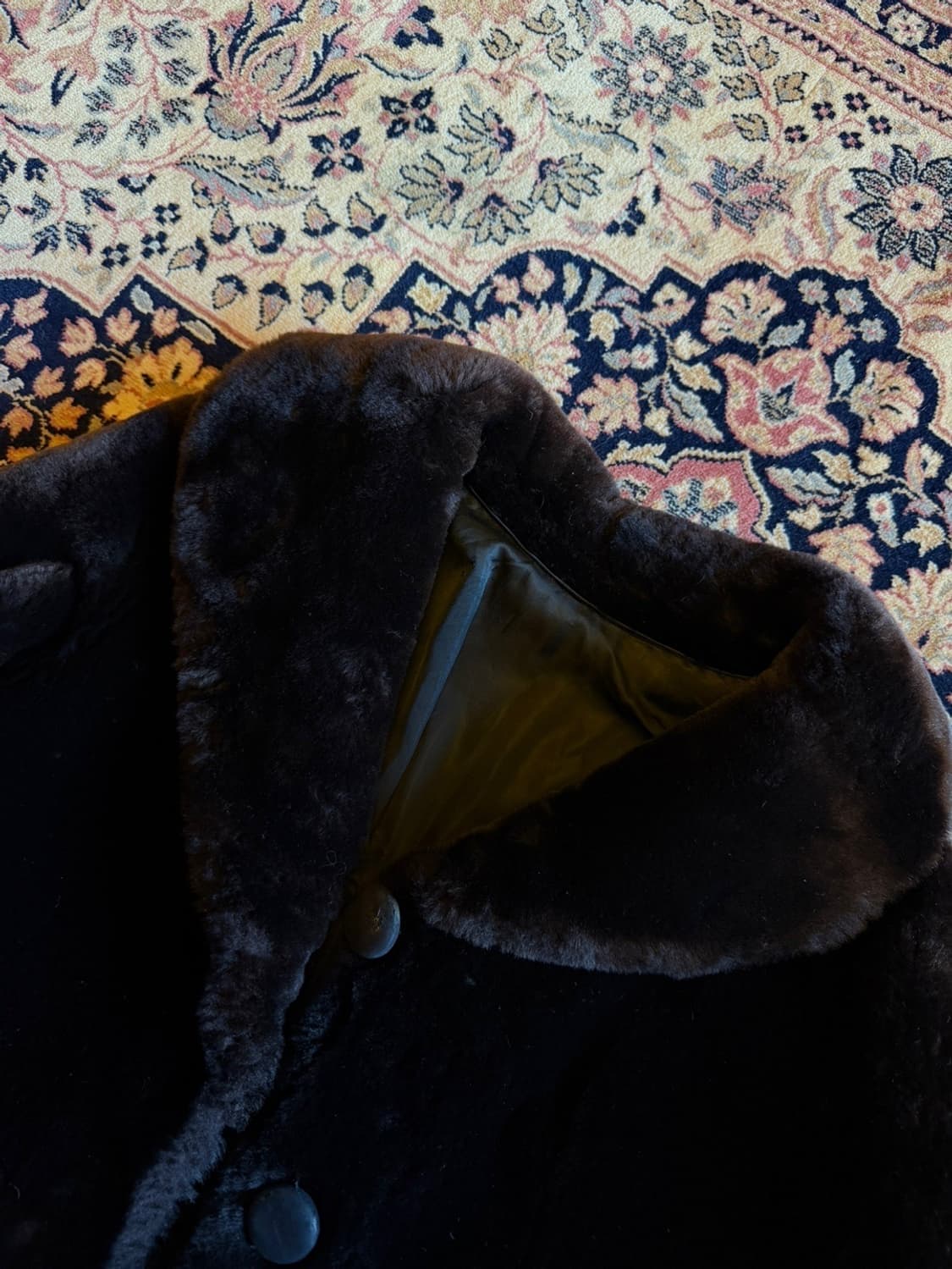 프렌치 시어링 램스울 자켓 66~77 상품이미지3