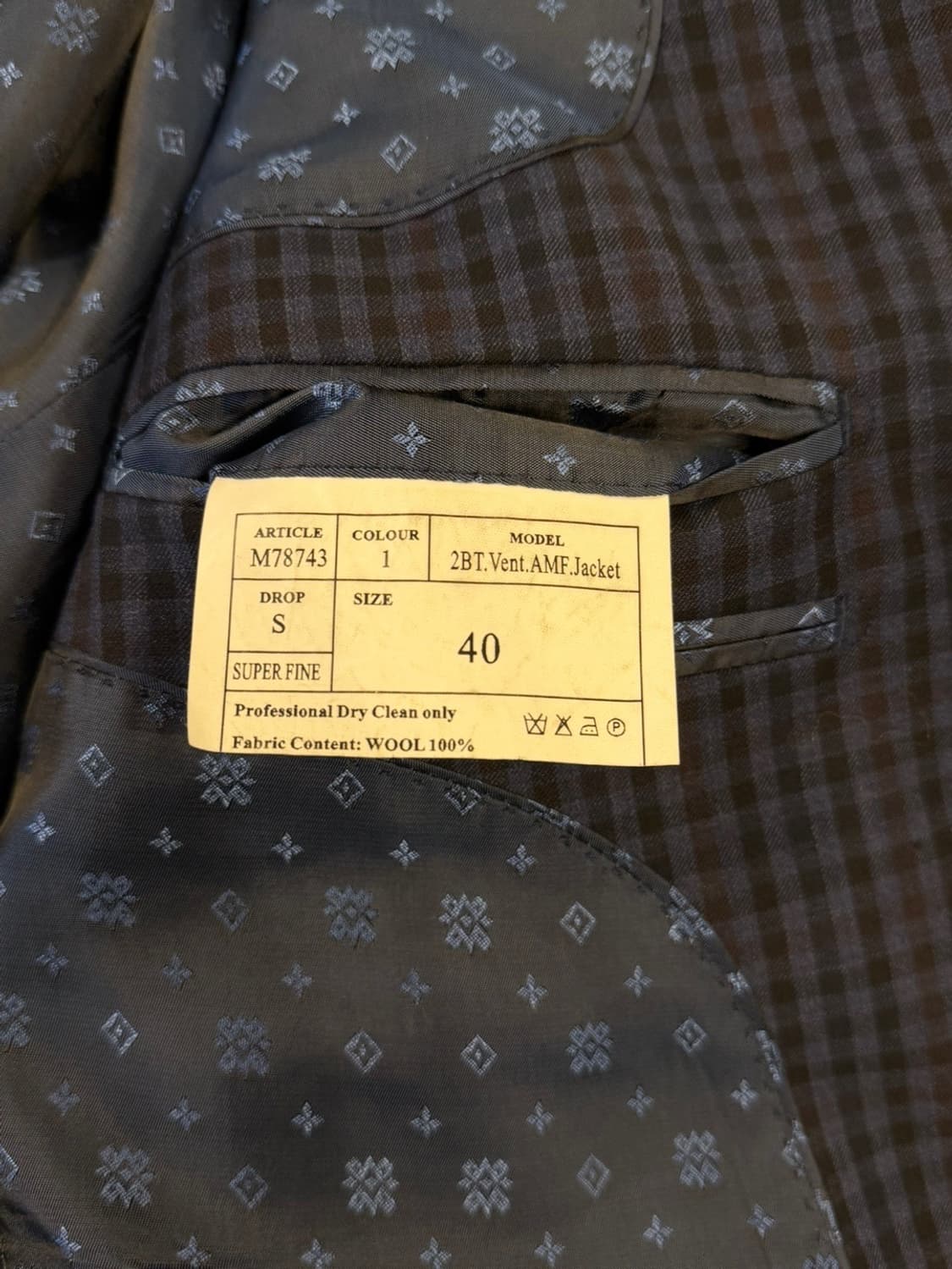 MANTONI 테일러드 자켓 남성100 상품이미지9