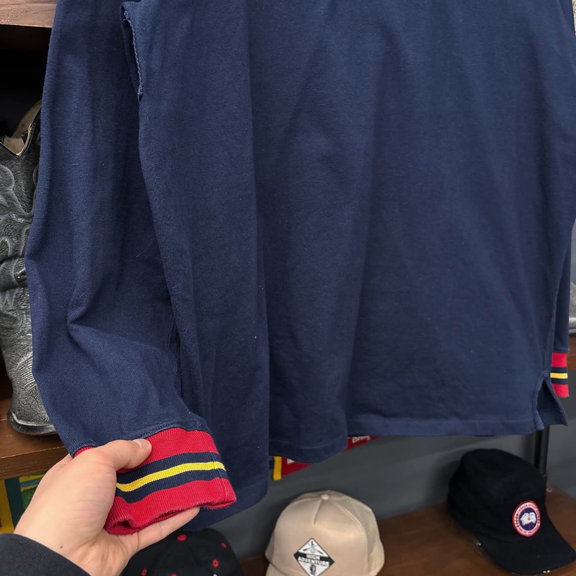 90s 폴로 랄프로렌 그리핀 쉴드 와펜 클래식 럭비셔츠 N932 상품이미지4