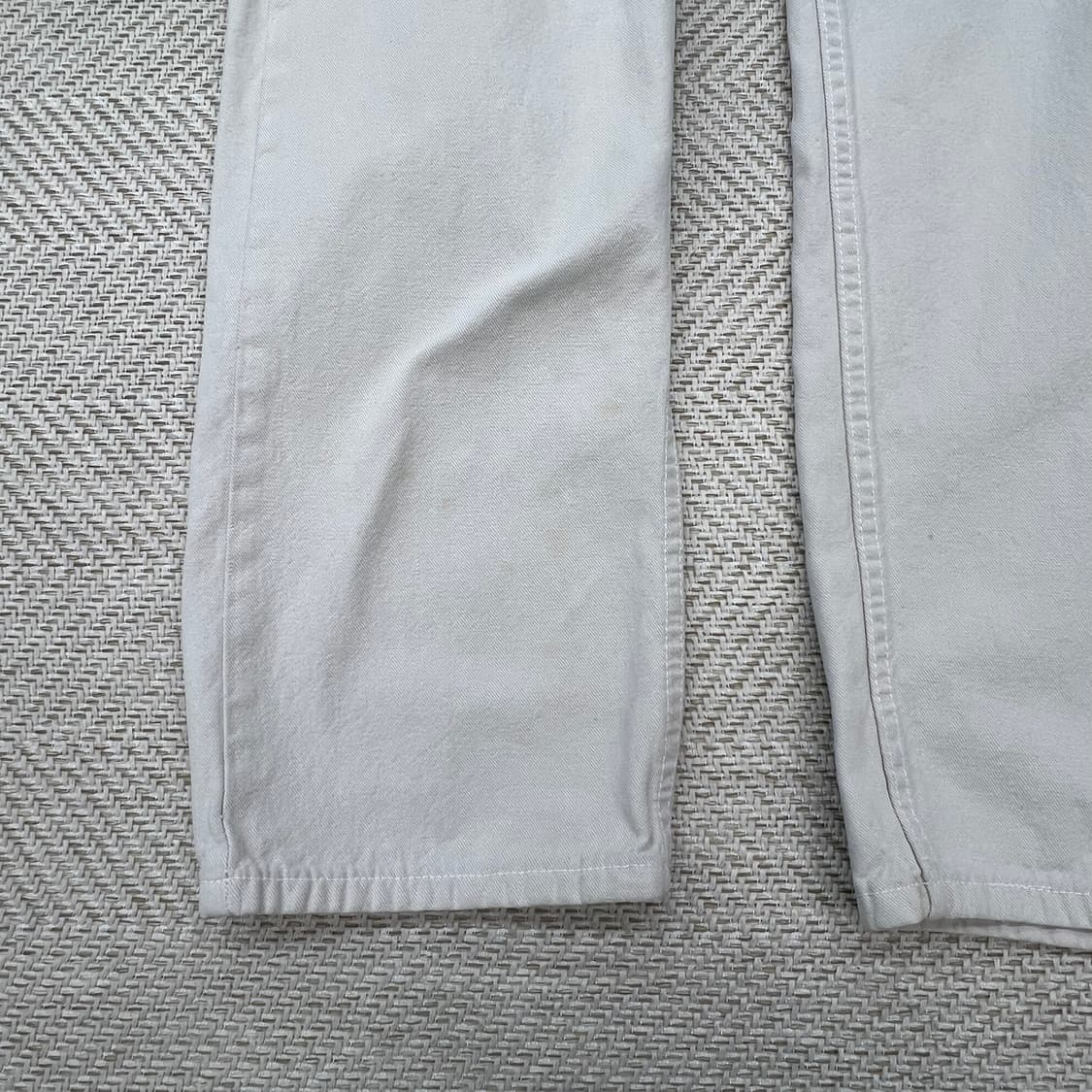 Usa리바이스 505 화이트 데님팬츠 r2417 상품이미지5