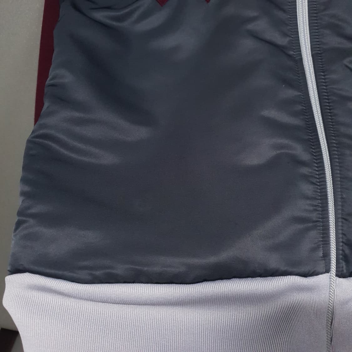 L) 아디다스 희귀 유로파 버건디 그레이 아카이브 트랙탑 져지 자켓 상품이미지5