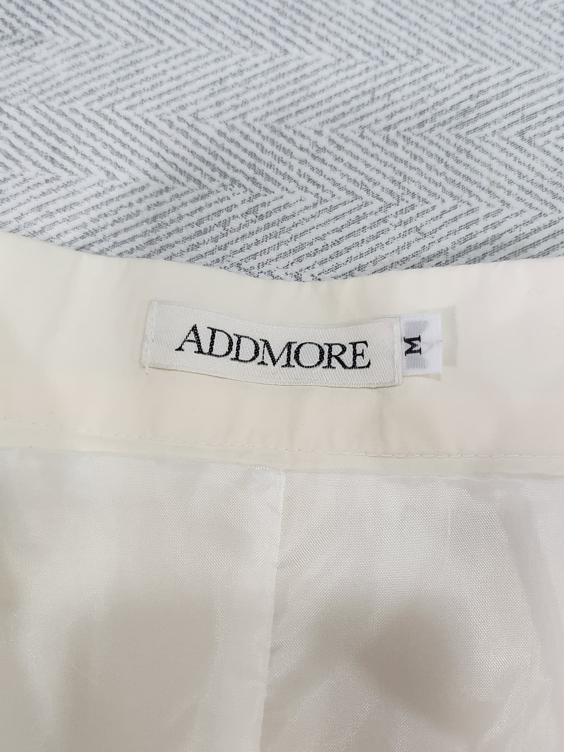 [M] 애드모어 ADDMORE 아이보리 플레어 롱 스커트 상품이미지6