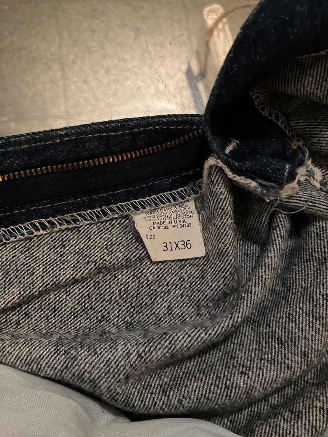 90s USA LEE 빈티지 리 데님 팬츠 상품이미지9