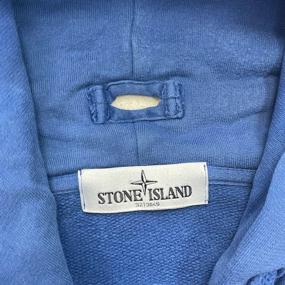 STONE ISLAND 후드집업 블루 100 상품이미지4