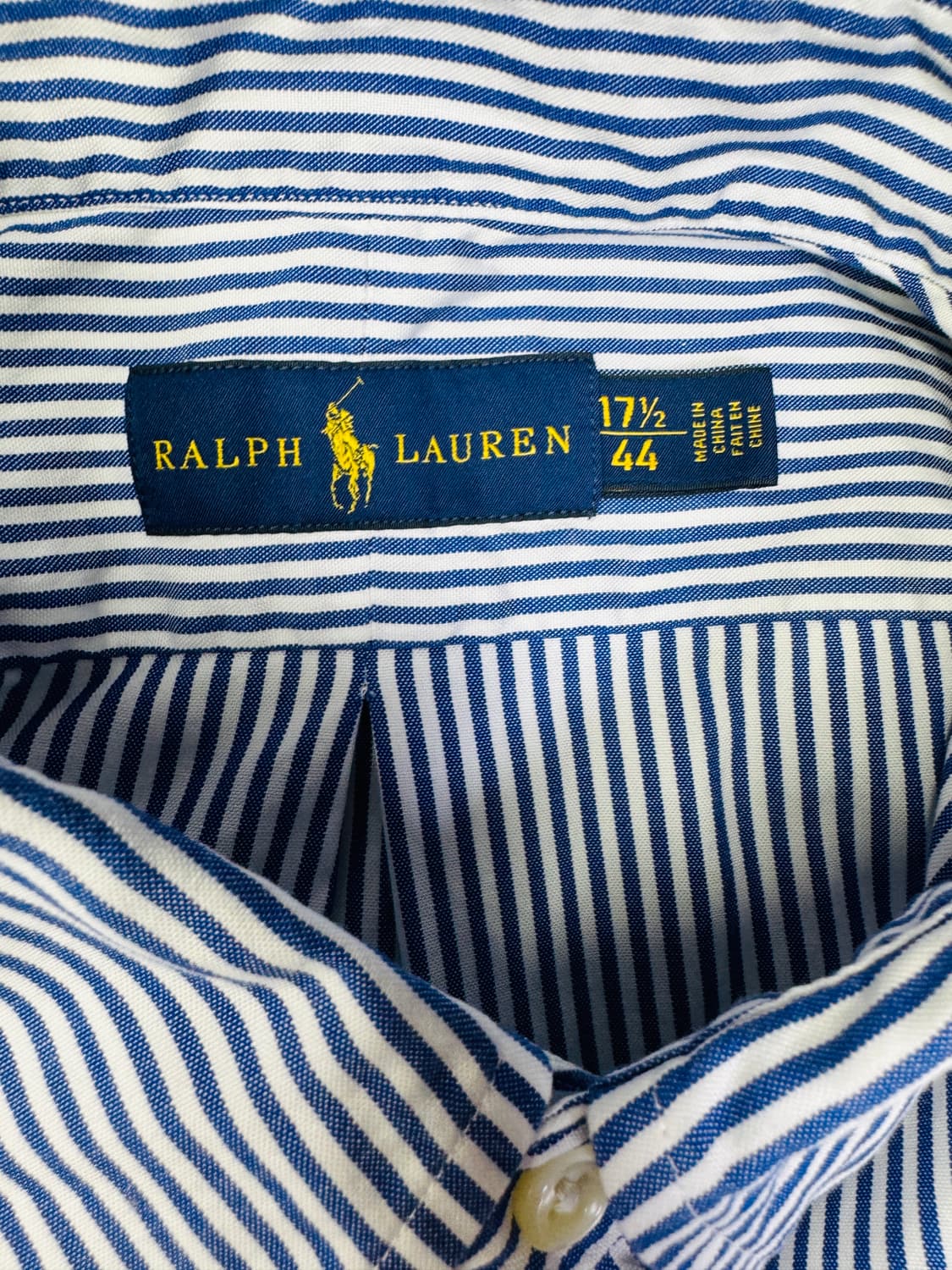 폴로 랄프로렌 00s 스트라이프 셔츠 블루 2XL 상품이미지3
