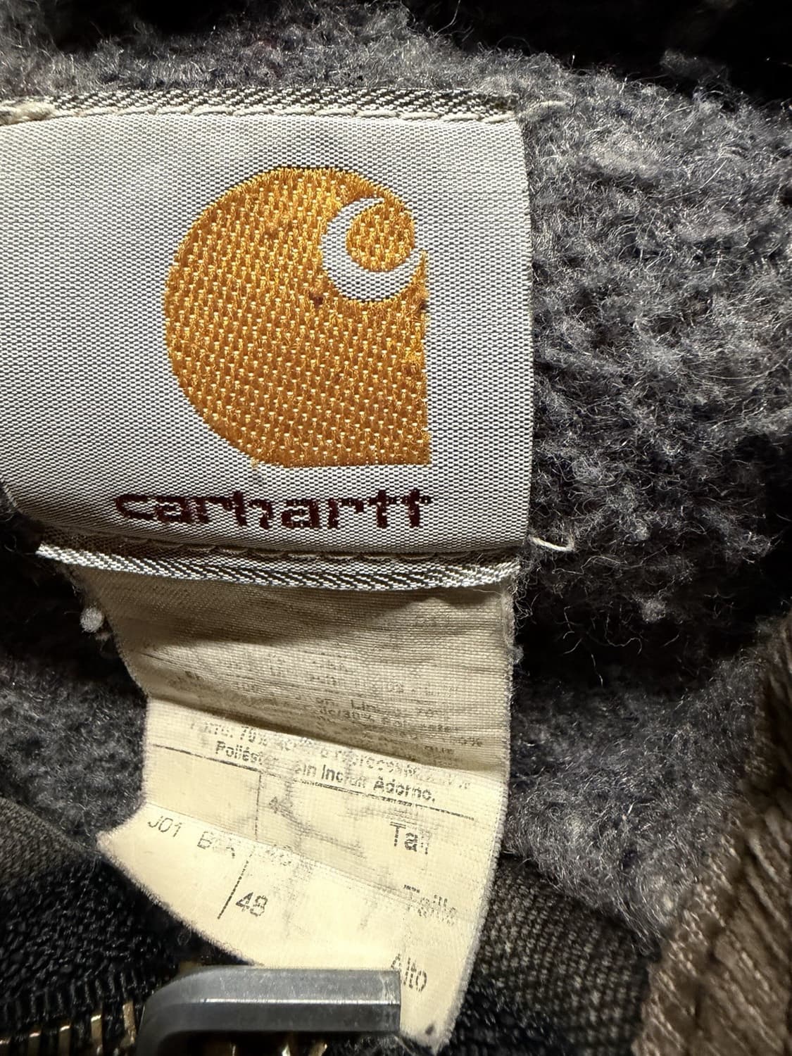 칼하트 J01 커스텀 디트로이트 자켓 블랙 상품이미지8